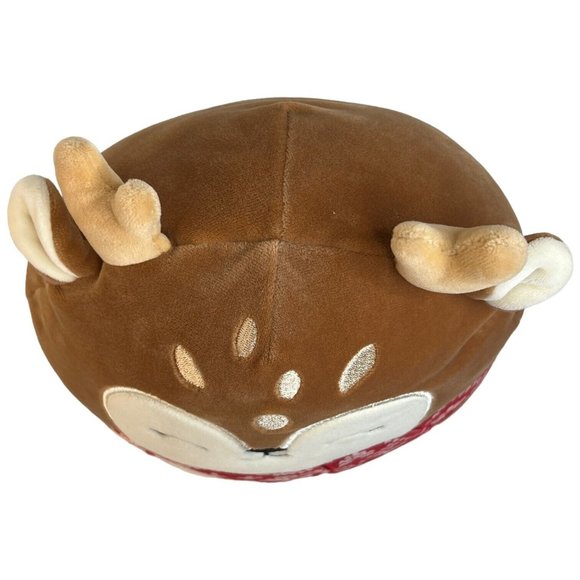 Squishmallow Dawn The Fawn Deer Plush Red Scarf 8 Inch Reindeer Stuffed Animal - Picture 6 of 10